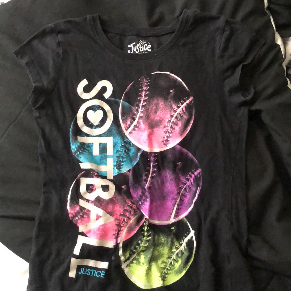 justice softball tee